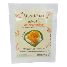 Chansuda ผงโรยข้าวรสกุ้งทอดกระเทียมจรรย์สุดา ขนาด 15 กรัม