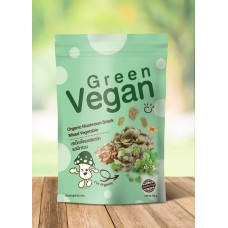 Green Vegan สแน๊คเห็ดออร์แกนิค รสผักรวม ขนาด 50 กรัม