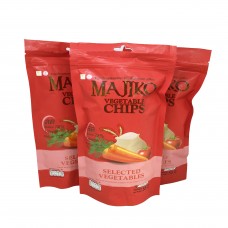 MAJIKO VEGETABLE CHIPS ข้าวเกรียบผสมแครอทรสมะเขือเทศ  ขนาด 55 กรัม